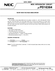 UPD16364 datasheet pdf NEC