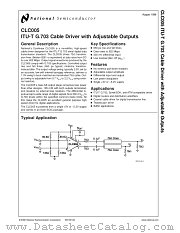 CLC005AJE datasheet pdf National Semiconductor