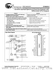 CY28322ZC-2 datasheet pdf Cypress