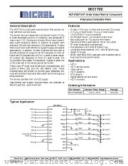 MIC1700 datasheet pdf Micrel Semiconductor