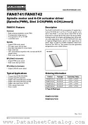 FAN8741 datasheet pdf Fairchild Semiconductor