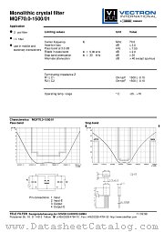 MQF70.0-1500/01 datasheet pdf Vectron