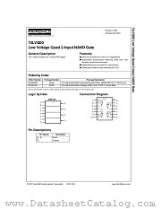 74LVQ00SC datasheet pdf Fairchild Semiconductor