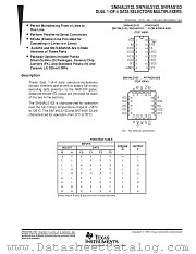 SN74AS153DR datasheet pdf Texas Instruments