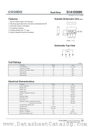 S1A120000 datasheet pdf Cosmo Electronics