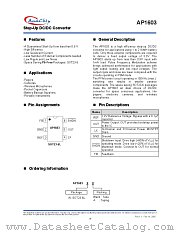 AP1603 datasheet pdf Anachip