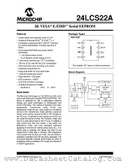 24LCS22A-I/SN datasheet pdf Microchip