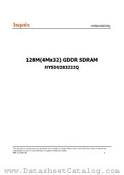 HY5DU283222Q-5 datasheet pdf Hynix Semiconductor