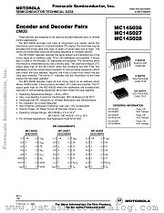 MC145027 datasheet pdf Freescale (Motorola)