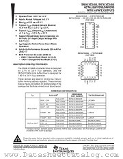 SNJ54LVC540AW datasheet pdf Texas Instruments