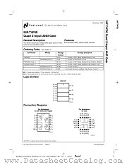 JM38510/34001SDA datasheet pdf National Semiconductor