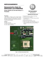 NCP5332ADW datasheet pdf ON Semiconductor