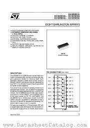 ULQ2801 datasheet pdf ST Microelectronics