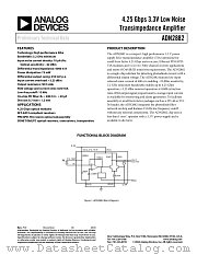 ADN2882XCHIPS datasheet pdf Analog Devices