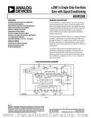 ADXRS300ABG datasheet pdf Analog Devices