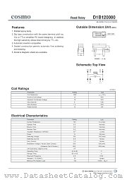 D1B120000 datasheet pdf Cosmo Electronics