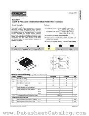 SI4539DY_NL datasheet pdf Fairchild Semiconductor