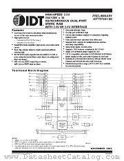 IDT70T651S12BF8 datasheet pdf IDT