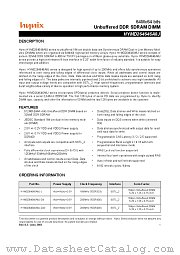 HYMD264646A8J datasheet pdf Hynix Semiconductor