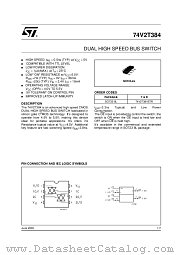74V2T384 datasheet pdf ST Microelectronics