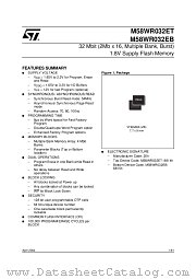 M58WR032ET70ZB6T datasheet pdf ST Microelectronics