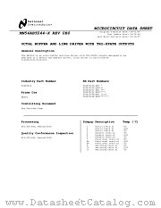 5962-9214701V2A(54ABT244E-QMLV) datasheet pdf National Semiconductor