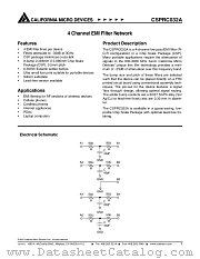 CSPRC032A datasheet pdf California Micro Devices Corp