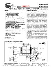 CY7C1306AV18-167BZC datasheet pdf Cypress