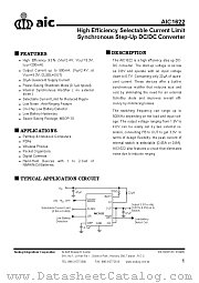 AIC1622 datasheet pdf Analog Integrations Corporation