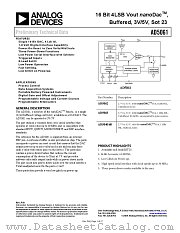 AD5061 datasheet pdf Analog Devices