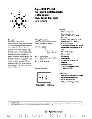 HCPL-354 datasheet pdf Agilent (Hewlett-Packard)