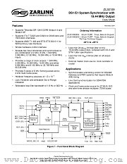 ZL30109 datasheet pdf Zarlink Semiconductor