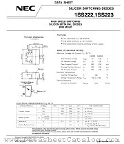 1SS223-T2B datasheet pdf NEC