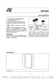 HCF4503 datasheet pdf ST Microelectronics