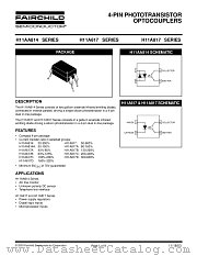H11A817W datasheet pdf Fairchild Semiconductor