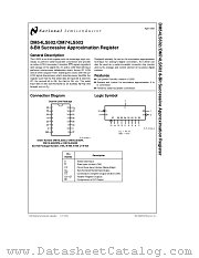 5962-9080001MEA datasheet pdf National Semiconductor