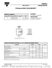 VN2001L datasheet pdf Vishay