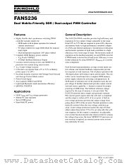 FAN5236QSCX datasheet pdf Fairchild Semiconductor