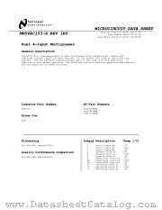 JM38510R76202BFA datasheet pdf National Semiconductor