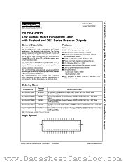 74LCXH162373MEA datasheet pdf Fairchild Semiconductor
