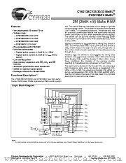 CY62138CV30LL-70BVI datasheet pdf Cypress