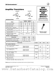 MPS751RLRP datasheet pdf ON Semiconductor