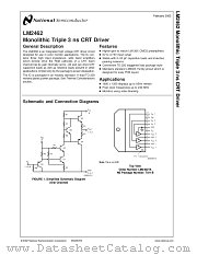 LM2462TA datasheet pdf National Semiconductor