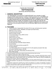 TMPR4925XB-200 datasheet pdf TOSHIBA