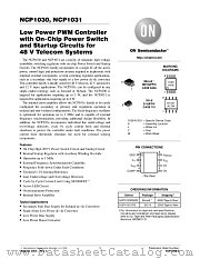 NCP1031 datasheet pdf ON Semiconductor