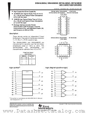 SN74ALS805ADW datasheet pdf Texas Instruments