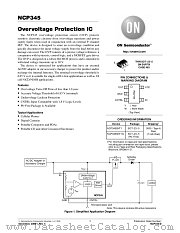 NCP345SNT1 datasheet pdf ON Semiconductor