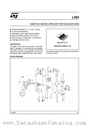 L292H datasheet pdf ST Microelectronics
