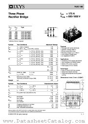 VUO160-12NO7 datasheet pdf IXYS