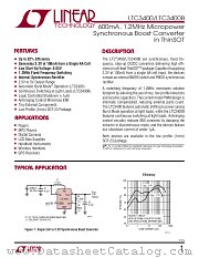 LTC3400B datasheet pdf Linear Technology